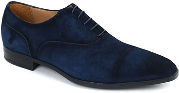Giorgio Asiago Shoes Navy Suede