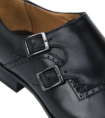 Giorgio Scandicci Leder Schuh Nero Schwarz