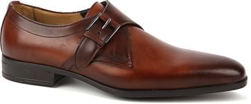 Giorgio Scandicci Schuh Braun Monk Strap