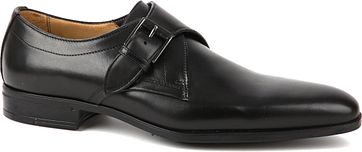 Giorgio Serrano Nero Schuh Monk Strap Schwarz