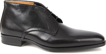 Giorgio Serrano Schuh Leder Schwarz