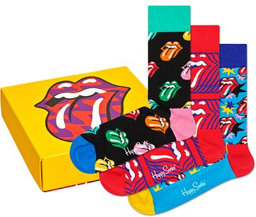Happy Socks Rolling Stones Gift Box happy socks kopen in de aanbieding Happy Socks Rolling Stones Gift Box happy socks kopen in de aanbieding