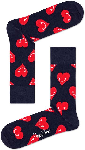 Happy Socks Smiley Hartjes happy socks kopen in de aanbieding