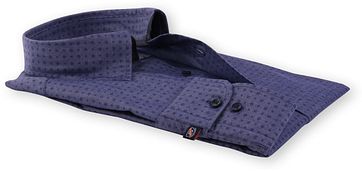 Hemd Indigo Jacquard 117-6