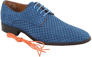 Suitable Herenschoen Blauw 3D Dessin suitable kopen in de aanbieding