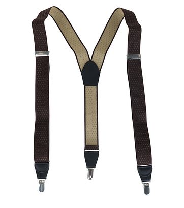 Hosenträger Braun Punkt