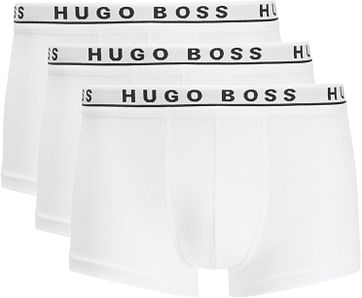 Hugo Boss Boxershorts Trunk 3-Pack Weis