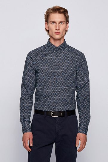 Hugo Boss Hemd Mabsoot Dunkelblau