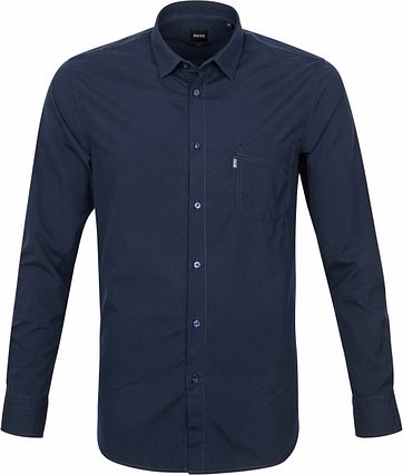 Hugo Boss Hemd Magneton Donkerblauw