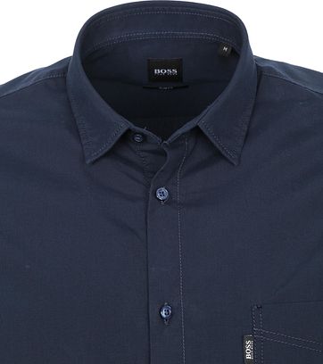 Hugo Boss Overhemd Magneton Donkerblauw