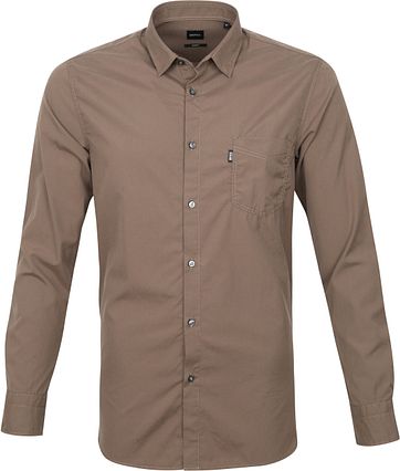 Hugo Boss Overhemd Magneton Khaki