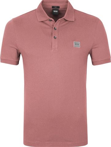 roze polo heren