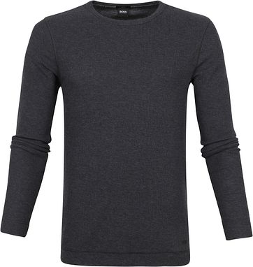 Hugo Boss Pull Tempest Dunkelgrau