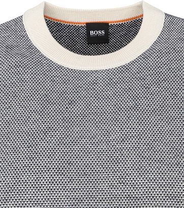 Hugo Boss Pullover Kamarsos Blauw