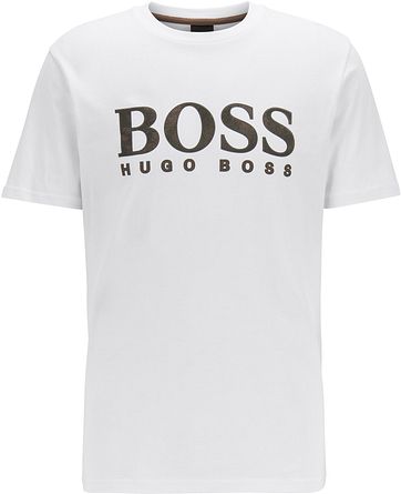 Hugo Boss T-shirt Logo 21 Wit