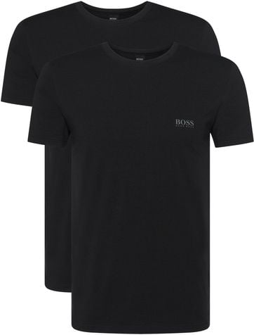 Hugo Boss T Shirt Regular Fit 2-Pack Black 50325405 order online | Suitable