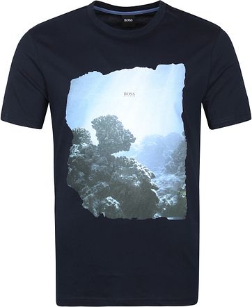 Hugo Boss T-shirt TNoah Donkerblauw