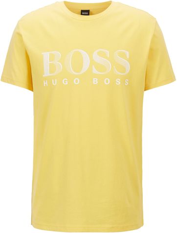 yellow hugo t shirt