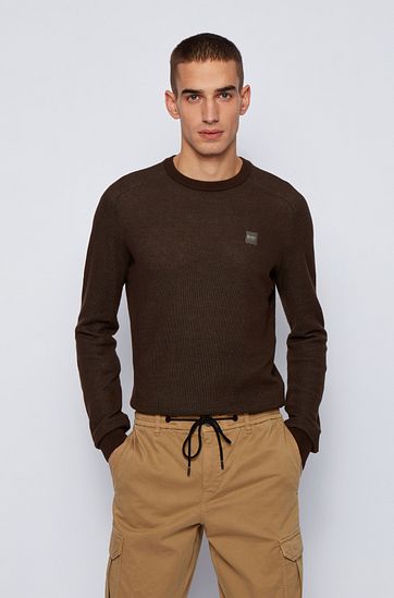 Hugo Boss Trui Amador Khaki