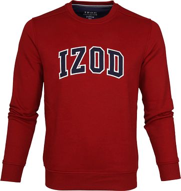 IZOD Fleece Sweater Sport Flex Rot