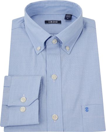 IZOD Overhemd Melange Blauw