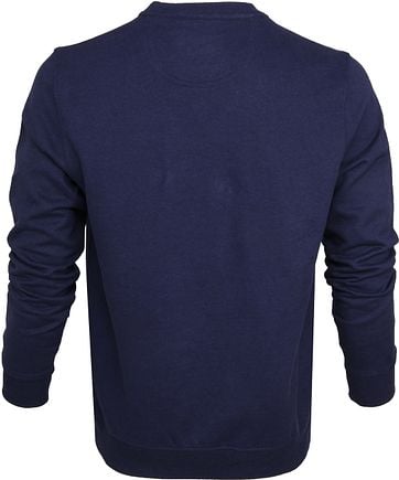 navy blue fleece sweater