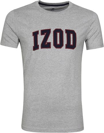 IZOD T-shirt Logo Tee Grijs