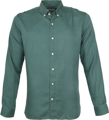 Knowledge Cotton Apparel Overhemd Groen knowledge cotton apparel kopen in de aanbieding Knowledge Cotton Apparel Overhemd Groen knowledge cotton apparel kopen in de aanbieding