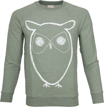 Knowledge Cotton Apparel Owl Gr&uuml;n