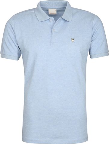 Knowledge Cotton Apparel Polo Lichtblauw knowledge cotton apparel kopen in de aanbieding Knowledge Cotton Apparel Polo Lichtblauw knowledge cotton apparel kopen in de aanbieding