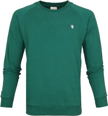 Knowledge Cotton Apparel Pullover Green