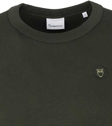 KnowledgeCotton Apparel Elm Sweater Dark Green