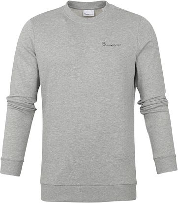KnowledgeCotton Apparel Elm Sweater Grey