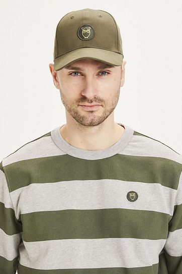 KnowledgeCotton Apparel Kappe Pacific Dunkelgrun