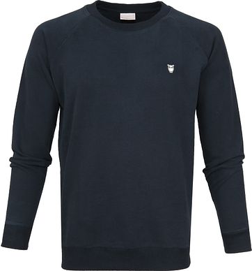 KnowledgeCotton Apparel Pullover Dunkelblau