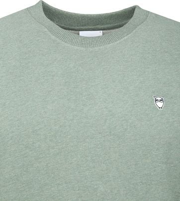 KnowledgeCotton Apparel Pullover Logo Green KnowledgeCotton Apparel Pullover Logo Green