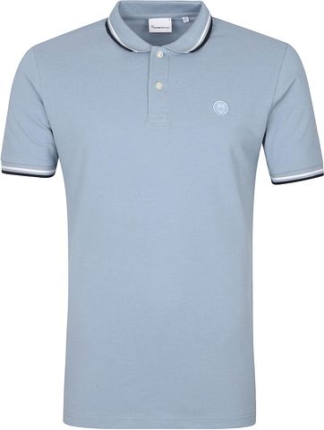 KnowledgeCotton Apparel Rowan Poloshirt Blau