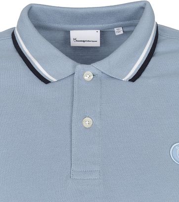 KnowledgeCotton Apparel Rowan Poloshirt Blue