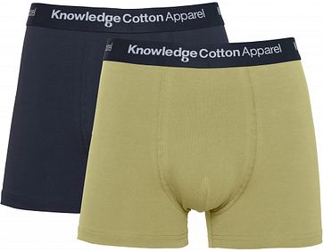 KnowledgeCotton Apparel Shorts Maple 2-Pack Sage