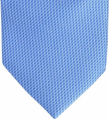 Krawatte Seide Blau Motiv