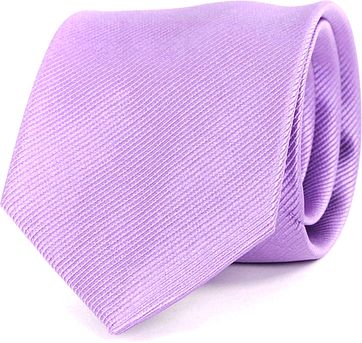 Krawatte Seide Flieder Uni F26