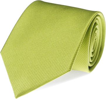 Krawatte Seide Limettengrün F04