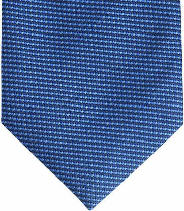 Krawatte Seide Royal Blau Motiv