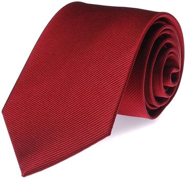 Krawatte Seide Tiefrot F17