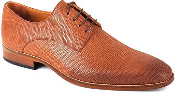 Leder Schuh Cognac