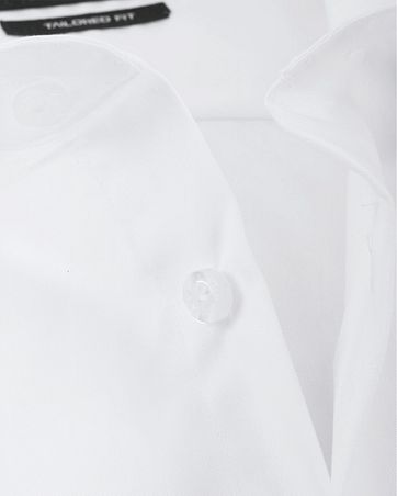 Ledub Bügelfrei Hemd Weiß