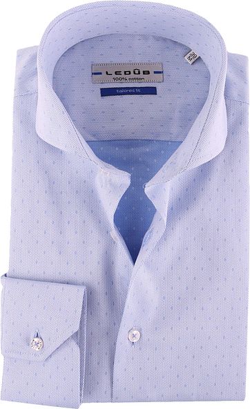 Ledub Overhemd Blue Dessins