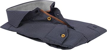 Ledub Overhemd MF Dessin Navy
