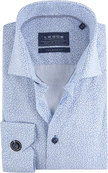 Ledub Overhemd TF Blauw Anker SL7