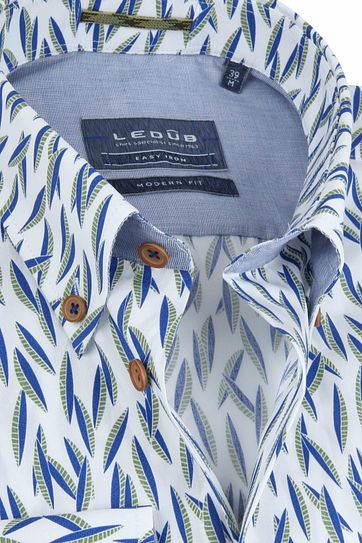 Ledub Shirt Easy Iron Leafs